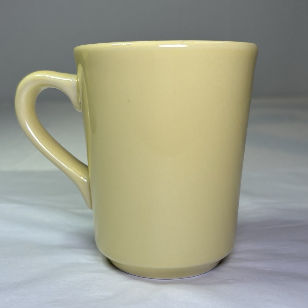 Post 86 Fiesta Ware Pale‎ Yellow 8oz Denver Mug Fiestaware HLC Homer Laughlin